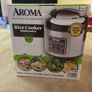 Aroma Stainless Steel Rice Cooker